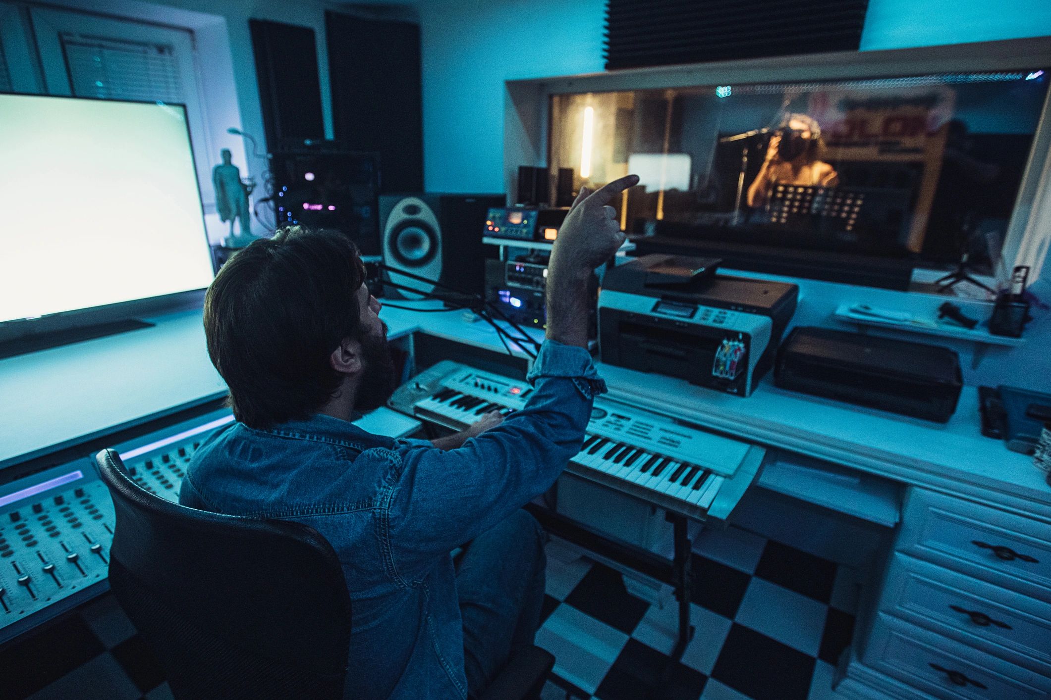 music artist recording studio