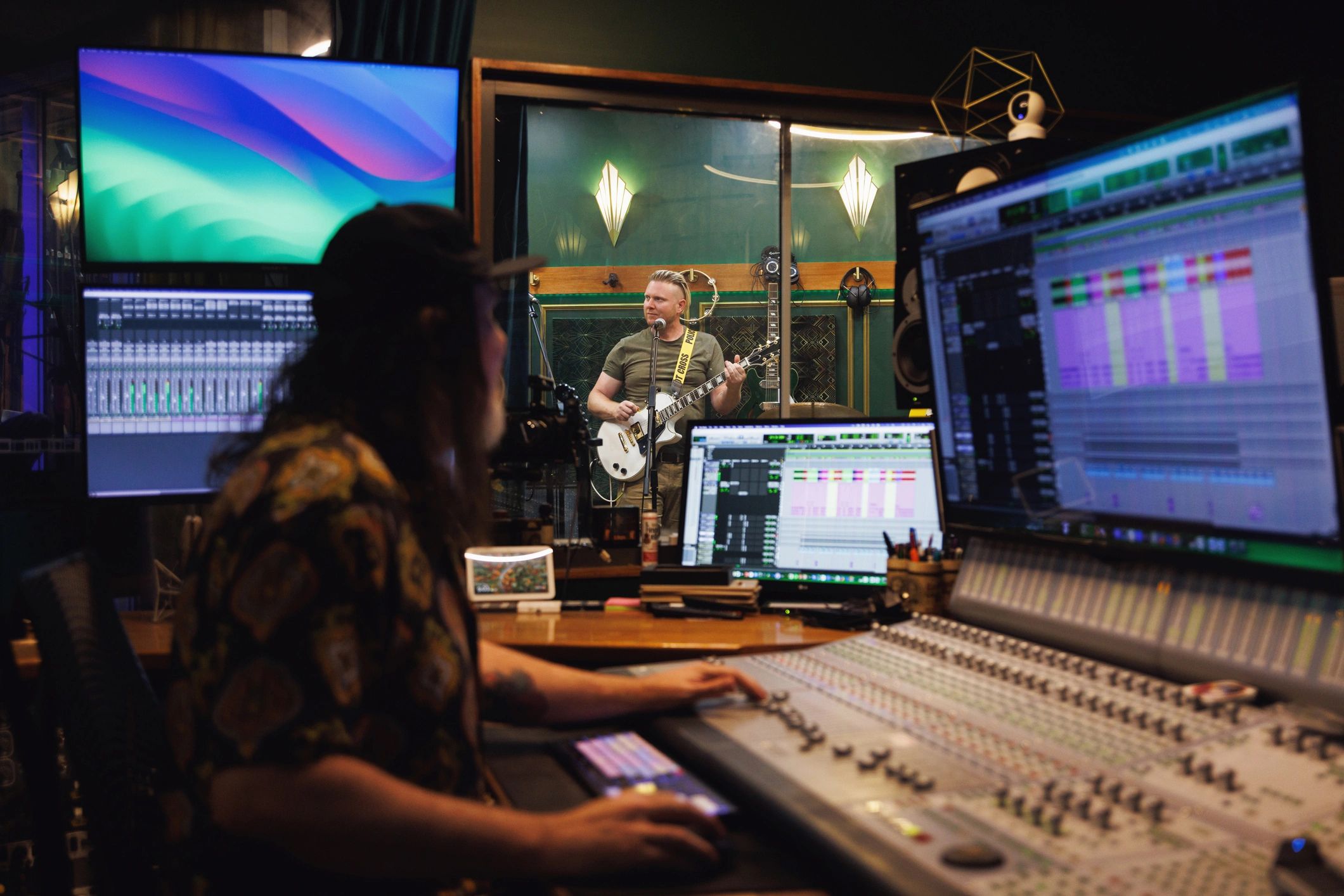 music artist recording studio